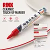 Caneta de retoque cerâmica de 12 cores para reparar arranhões em superfícies de porcelana e banheiro, caneta marcadora especial de 2,8 mm para azulejos e banheiras