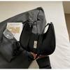 Moda Retro Casual Primavera y Verano 2025 Bolso Dumpling Bolso de Hombro Casual de Color Sólido para Mujer Bolso Texturizado de Moda para Axila