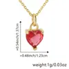 Colar Pingente Série Amor Zircônia Nova Cor Transfronteiriço Exquisito Elegante Acessórios de Pingente de Alta Qualidade Joias Atacado