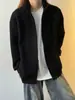 Sudadera con Capucha Patrón de Escamas de Dragón Azul Klein Corte Asimétrico Hombre Otoño Sensación de Alta Gama Hombro Estándar Cuello Alto Chaqueta Chaqueta de Pareja