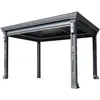 Pabellón Eléctrico Retráctil Estilo Chino Mojia para Exteriores, Patio, Jardín, Invernadero, Patio de Villa de Aleación de Aluminio