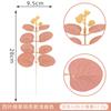 Planta de simulación Yaoyuan flor de eucalipto individual accesorios de arte material de microcombinación flor de simulación chestriana