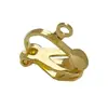 Accesorios de joyería DIY clip de oreja sin perforación con clip de oreja de triángulo colgante para niña accesorios de pendientes anti-perforación material