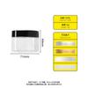 Frasco Transparente para Alimentos para Mascotas de Boca Ancha Spot 68 Frasco de Plástico Crema Cosméticos Mascarilla Facial Exfoliante Mascarilla para el Cabello Sub-Frasco