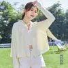 Ropa de Protección Solar para Mujer 2025, Delgada y Holgada, Seda de Hielo, Protección UV de Verano UPF50, Ropa con Capucha para Protección Solar, Mayoreo, Sensación de Hielo