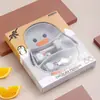 Prato de Silicone Cartoon Criativo Transfronteiriço para Crianças Bebê com Ventosa Conjunto de Louça Suplementar Comprimido de Peça Única