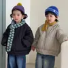 Abrigo de invierno acolchado de algodón para niños, forro polar, grueso, para niñas y niños, nuevo estilo otoño/invierno 2026, chaqueta acolchada para bebé