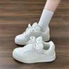 2024 Verão Novo Novo Estilo Chinês Amarelo Sapatos Pão Gordo Popular Feminino Mais Fácil de Combinar Casual Esportivo Sapatos de Skate Tendência Nacional