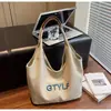 Bolso de Mano, Bolso Cruzado para Hombro, Bolso de Lona Unisex, Bolso Grande de Lona Estilo Callejero para Estudiantes, Bolso de Lona de Marca Casual Artístico de Moda