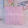2025 Nueva Funda de Almohada de Peluche de Tulipán para Primavera Cojín para Sofá Funda de Almohada para Mesita de Noche Cintura Venta Caliente Transfronteriza