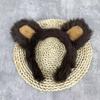 Nuevo tocado de animal lindo Halloween disfraz de fantasía vestido de gala disfraz de oso marrón orejas largas diadema traje accesorios