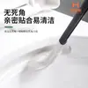 Juego de Cepillo para Inodoro para Uso Doméstico, Juego de Cepillos para Limpieza de Inodoros con Mango Largo y Cerdas Suaves, Cepillo para Inodoro de Silicona sin Ángulos Muertos Montado en Pared al por Mayor