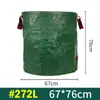 Bolsas de Basura, Bolsas de Hoja de PP, Bolsas para Hojas con Recogedor Semi-Circular, Recogedores de Basura, Bolsas de Almacenamiento Variadas Plegables Redondas de Gran Capacidad