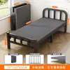 Cama plegable para cama individual, cama simple para dormitorio de adulto en casa, cama dura para habitación de alquiler, cama de hierro portátil, cama de acompañante, cama extra