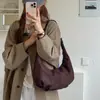 Bolso Tote de Gamuza Vintage 2026 Nuevo Modelo Gran Capacidad Casual Simple Bolso de Hombro para Viajes Diarios Cruzado Debajo del Brazo