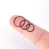 Anillo de punción multiusos retorcido Acero inoxidable europeo y americano Uña de ceja Uña de nariz Perforación de cuerpo humano Uña de labio Uña de hueso de oreja Joyería al por mayor