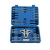 Conjunto de 50 peças extrator de volante código de tração extrator de correia carretel extrator de cavalo extrator de polia de carro remoção de polia de carro reparo automotivo seguro automotivo