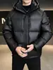 Nueva Norma Nacional Chaqueta Corta con Capucha 50% Pluma para Hombre Transmisión en Vivo Más Vendido Alta Calidad Ropa de Trabajo para Exteriores Abrigo Cálido