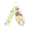 Llavero Creativo de Cangrejo con Pinza de Cangrejo y Perlas de Arena Movediza Colgante para Bolso de Pareja Exquisito Lindo Adorno de Llavero Regalo Venta al por Mayor