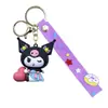 Al por mayor de fábrica Dibujos Animados Muñeca KT Gato Llavero Muñeca de Goma Líquida PVC Llavero de Muñeca DIY Bolsa Llave Colgante Pequeño
