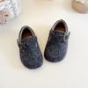 Sapatos Birkenstock Peluciados Emagrecedores para Meninas Outono/Inverno 2025 Novos Sapatos Versáteis para Meninos Estilo Coreano Mocassins Loafers Infantis