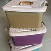 Caja de Almacenamiento Plástico Engrosado Gran Capacidad Hogar Color Sólido Color Transparente Ropa Colcha Juguete Caja de Almacenamiento Caja de Almacenamiento