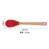 Set de Siete Piezas de Silicona para Hornear Mango de Madera Raspador Brocha para Aceite Resistente a Altas Temperaturas Grado Alimenticio Herramientas de Cocina Fábrica Admite Personalización