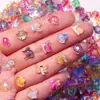 Mix de Acessórios para Nail Art, Peças Pequenas de Resina de Desenho Animado que Brilham no Escuro, Brincos DIY, Acessórios de Unha Usáveis Série Oceano