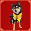 Bufanda de Año Nuevo para Gatos y Perros Transfronteriza, Bufanda Tejida Roja para el Festival de Primavera, Estilo Chino con Buen Significado Auspicioso, Hecha a Medida para Perros Grandes