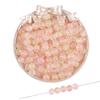 8mm de vidro gelo transparente dupla talão de tinta florescendo contas de ouro DIY artesanal colar pulseira jóias acessórios contas soltas