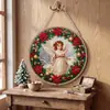 Adornos Navideños 5D Transfronterizos con Diamantes de Forma Irregular, Decoraciones DIY Festivas, Reno de Halloween, Papá Noel, Cascanueces, Nieve