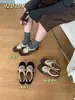 Zapatillas de entrenamiento estilo ballet para mujer, nuevo modelo otoño e invierno 2026, punta redonda, transpirables, ligeras, cómodas, zapatos casuales de suela blanda