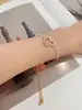 Doce Celebriade da Internet Pulseira de Amor Incrustada com Pérola Pêssego Pulseira Verão Doce Simulação Pulseira Banhada a Ouro Lote de Estudantes