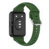 Correa de silicona compatible con Huawei Watch Fit2, correa de repuesto para cintura pequeña para hombre, correa de metal con cabeza de grano.