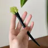 Nueva Horquilla de Sándalo Estilo Chino Cabeza Redonda Simple Horquilla de Verano Accesorios Estilo Antiguo para Mujer Dinastía Han Adorno para Cheongsam Venta al por Mayor
