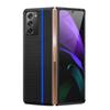 Comercio exterior para Samsung Z FOLD2 Funda de teléfono de fibra de carbono cuero plegable lujo lente funda protectora todo incluido