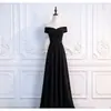 Nuevo Estilo Vestido Largo de Dama de Honor de un Hombro Vestido de Brindis Vestido de Gala de Boda para Banquete de Regreso Vestido con Falda Larga