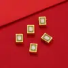 Colgante de estilo chino clásico con diseño de gotas de aceite de oro y arena roja, ideal para casas de dinero, juegos de mahjong y como accesorio para colgar en pulseras y bolsos.