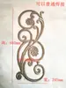 Acessórios para Corrimão de Grade de Ferro Forjado Coleção de Acessórios para Portão de Ferro Forjado Acessórios de Flor de Ferro Forjado Decoração de Portão de Pátio Ferro Fundido