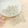 Acrílico Color Degradado Arcoíris Cuentas de Agujero Grande DIY Pulsera Collar Cuentas Sueltas Accesorios Panjia Accesorios de Cuentas de Agujero Grande