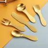 Cuchara para helado transfronteriza cuchillo para mantequilla de acero inoxidable 304 cuchara para condimentos cuchara para café cuchara para helado cuchara para postre tenedor para niños