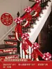 Decoración de Pasamanos de Escalera de Boda Creativa Romántica Escalera Mecánica de Boda para Mujer Decoración de Sala de Bodas Juego para Uso en Bodas