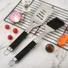 En Stock Mango de Acero Inoxidable Pintado en Spray Set de Herramientas para Barbacoa Amazon, Set de 18 Piezas de Utensilios para Barbacoa Incluyendo Pinzas, Espátula, Tenedor y Cepillo