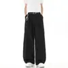 Nuevos Pantalones Casuales Estilo Retro Americano para Hombres y Mujeres, Marca de Moda Primavera y Otoño Sueltos de Pierna Recta Caídos Versátiles de Pierna Ancha Largos para Hombre