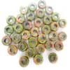 Contas de cristal natural ágata jade com furo grande 5*10mm contas de ábaco acessórios para colar pulseira DIY feitos à mão