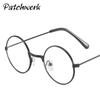 Nuevos Anteojos Metálicos Divertidos para Bebé Vintage para Niño y Niña, Modernos, Personalizados, Redondos, de Montura Pequeña, de Moda, Lentes Planos para Niños