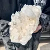 Racimos de Cristal Blanco Natural de Venta Caliente Transfronteriza, Piedras Crudas de Cristal de Piña, Racimos de Cristal de Columna Vertebral, Muestras Minerales, Artículos Decorativos, Venta al por Mayor de Fabricantes