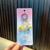 Sino de Vento Flor Cartoon Cordão de Celular Pingente Curto Pequeno Pingente com Contas Chaveiro Pequeno Presente Venda por Atacado