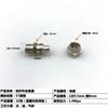 Conector de parafuso rápido pneumático original PC fio externo de parafuso rápido direto de latão parafuso rápido direto através da porca de travamento do conector do tubo de gás direto