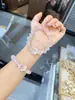 Cristal Natural Partícula Grande Citrino Transferência Pulseira Multi-Tesouro Pulseira Presente para Melhor Amigo Verão Ametista Novo Estilo